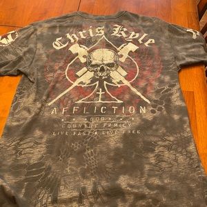 Men’s Affliction Shirt Chris Kyle edition size xl